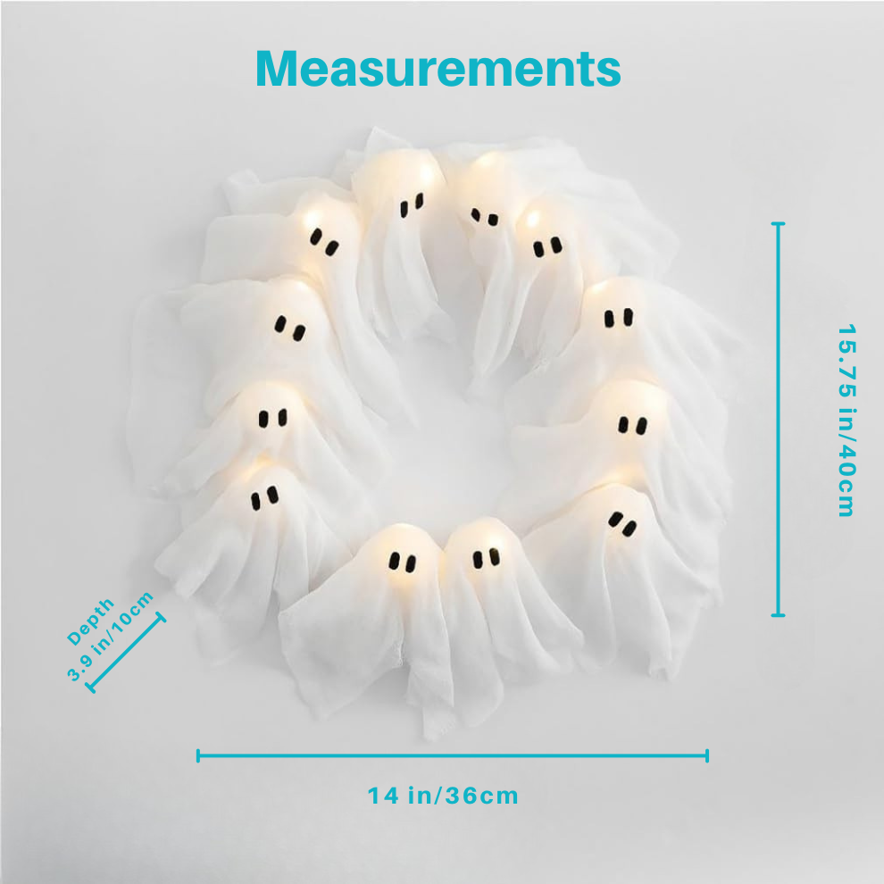 Spooky Halloween Glow Wreath