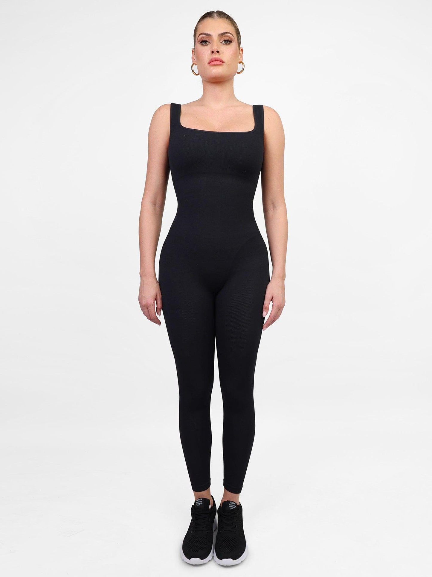 Shapewear Seamless Square Neck Workout Jumpsuit or Romper